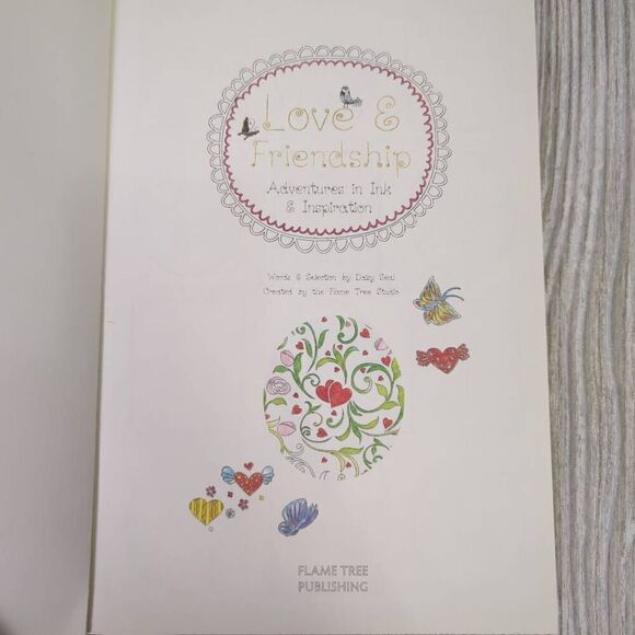 Mindfulness & Calm, Love & Friendship Adult Coloring Books Ink Inspiration - Picture 5 of 8